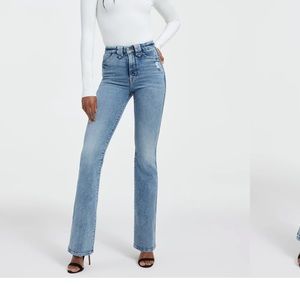 Brand new Good American bootcut jeans. High rise. Description in the photos